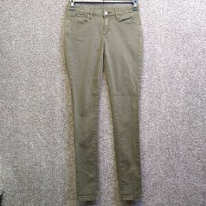 Chip & Pepper Sydney Skinny Ankle Pants Olive Size 28 (6)